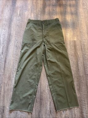 Mens Vintage Green Fatigues
